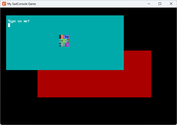 console with child surface